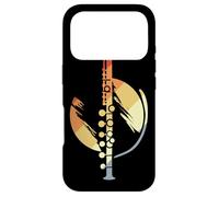 Carcasa para iPhone 17 Pro Flauta Retro Sketch Flautista