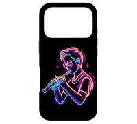 Carcasa para iPhone 17 Pro Flautista Gráfico Synthwave Boy