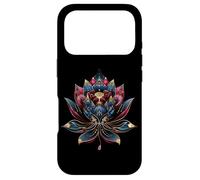 Carcasa para iPhone 17 Pro Flor de Loto Vintage Japonés Budismo Zen Budismo Yoga