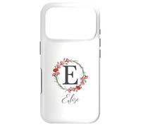 Carcasa para iPhone 17 Pro Floral Elise Nombre Flores Nombre Personalizado Elise