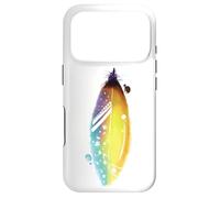 Carcasa para iPhone 17 Pro Floral Feather For Spring and Summer Cute Surf Beach Graphic