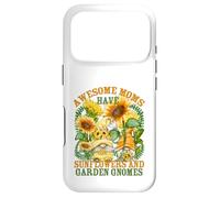 Carcasa para iPhone 17 Pro Floral Sunflower Garden Gnomes For Gardening Mom and Summer