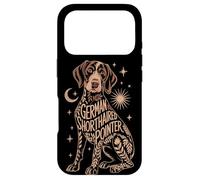 Carcasa para iPhone 17 Pro Floral Whimsical German Shorthaired Pointer Dog GSP