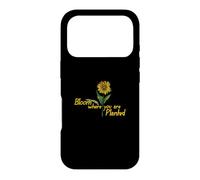 Carcasa para iPhone 17 Pro Florece Donde estás Plantado Monarca Oruga