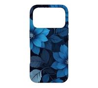 Carcasa para iPhone 17 Pro Flores Azul Oscuro Midnight Floral