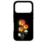 Carcasa para iPhone 17 Pro Flores de Sol Brillantes y Vibrantes Lindas Flores Pop Art Deco