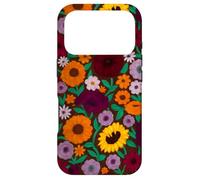 Carcasa para iPhone 17 Pro Flores pintadas a Mano Piano Music Fan Gift Sunflower Folk Art