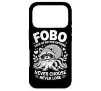 Carcasa para iPhone 17 Pro FOBO, Miedo a Las Mejores Opciones, Nunca elijas, Nunca Pier