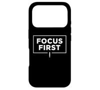 Carcasa para iPhone 17 Pro Focus First Deep Work Productividad Mentalidad Diseño