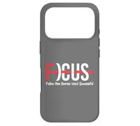 Carcasa para iPhone 17 Pro Focus Follow One Course Until Successful Motivational Funny