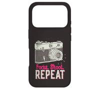 Carcasa para iPhone 17 Pro Focus Shoot Repeat Photography Photographer Camera Vintage