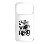 Carcasa para iPhone 17 Pro Follow The Word Not The Herd Christian Bible Verse Scripture