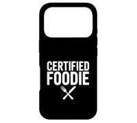 Carcasa para iPhone 17 Pro Foodie Certificado ama Comer Delicioso Foodie