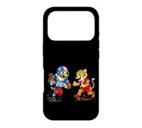 Carcasa para iPhone 17 Pro Football Eagle vs Cheetah Mascot Sports Graphic