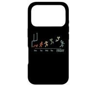 Carcasa para iPhone 17 Pro Football Fútbol Rugby-Game Weekend Vintage Jugador Football