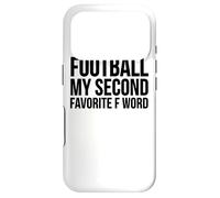 Carcasa para iPhone 17 Pro Football Mi Segunda Palabra Favorita F - Deportes Divertidos