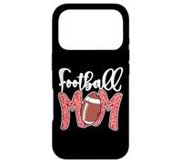 Carcasa para iPhone 17 Pro Football Mom Pink Leopard American Football Mother's Day Mama