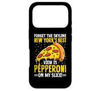 Carcasa para iPhone 17 Pro Forget The Skyline New York's Best View Is Pepperoni On My