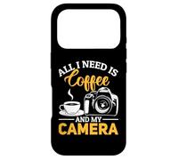 Carcasa para iPhone 17 Pro Fotografía Fotografía - Todo lo Que se Necesita es Café y mi Cámara