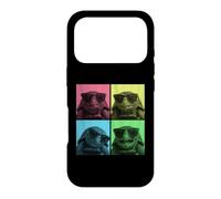 Carcasa para iPhone 17 Pro Fotomatón Eastern Box Turtle Pop Art Divertido para Amantes de Las Tortugas