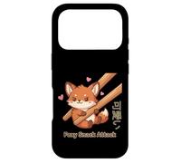 Carcasa para iPhone 17 Pro Foxy Snack Attack Kawaii Fox