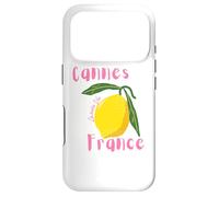 Carcasa para iPhone 17 Pro Francia Cannes Riviera Francesa Viajes Limones Mediterráneo