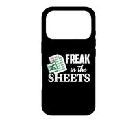 Carcasa para iPhone 17 Pro Freak In The Excel Sheets Hoja de cálculo Contable Divertida