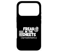 Carcasa para iPhone 17 Pro Freak In The Sheets Hojas de cálculo Analista de Datos Humor