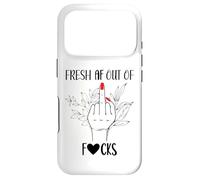 Carcasa para iPhone 17 Pro Fresh AF out of Fucks To Give Middle Finger Sign out of Fcks