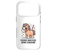 Carcasa para iPhone 17 Pro Friends Who Ride Bring Sunshine Cute Pony
