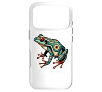 Carcasa para iPhone 17 Pro Frog Native American Indian Style Art Pacific Northwest