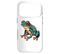 Carcasa para iPhone 17 Pro Frog Native American Indian Style Art Pacific Northwest