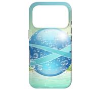 Carcasa para iPhone 17 Pro Frutiger Aero y2k Aesthetic Palm Trees Cyber Beach World