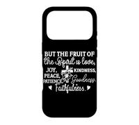 Carcasa para iPhone 17 Pro Frutos del Espíritu: Amor, Alegría, Paz y Bondad