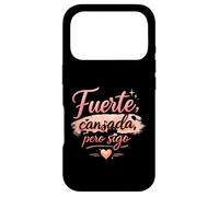 Carcasa para iPhone 17 Pro Fuerte Cansada Pero Sigo Motivacional para Mujeres Fuertes