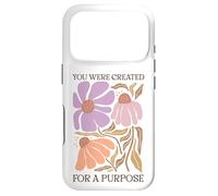 Carcasa para iPhone 17 Pro Fuiste Creado con un propósito de Arte Floral