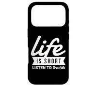 Carcasa para iPhone 17 Pro Fun Composer Life Is Short Escucha el Regalo de Dvorak