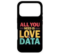 Carcasa para iPhone 17 Pro Fun Data Lovers Data Teacher All You Need Is Love and Data