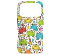 Carcasa para iPhone 17 Pro Funda Divertida con diseño de Rana para niños juguetones y