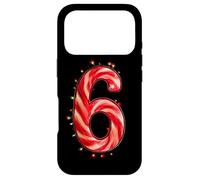 Carcasa para iPhone 17 Pro Funny 67 Six Seven Matching Christmas Candy Cane Lights