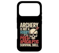 Carcasa para iPhone 17 Pro Funny Archery Not A Hobby It's Post Apocalyptic Skill Archer