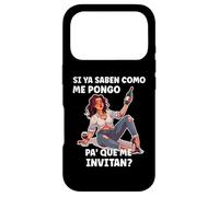 Carcasa para iPhone 17 Pro Funny Borracha Parties Design - Si Ya Saben como Me Pongo