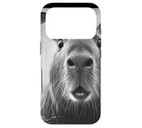 Carcasa para iPhone 17 Pro Funny Capybara Selfie con ovnis