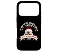Carcasa para iPhone 17 Pro Funny Cat Christmas Sarcastic Humor Not in Holiday Spirit