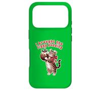 Carcasa para iPhone 17 Pro Funny Cat I Bring The Figgy Pudding Christmas