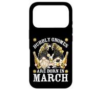 Carcasa para iPhone 17 Pro Funny Champagne Birthday Gnomes For Women Are Born In March