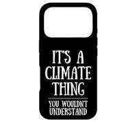 Carcasa para iPhone 17 Pro Funny Climate Politics Activist Planet Future Progressive