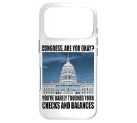 Carcasa para iPhone 17 Pro Funny Congress US Capitol Politics Joke Washington DC Humor