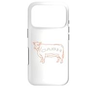 Carcasa para iPhone 17 Pro Funny Contabilidad Pun Cash Cow
