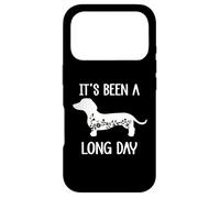 Carcasa para iPhone 17 Pro Funny Dachshund Its Been a Long Day Dachshund Mom Doxie Mama